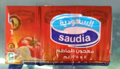 معجون طماطم السعودية135جم*8