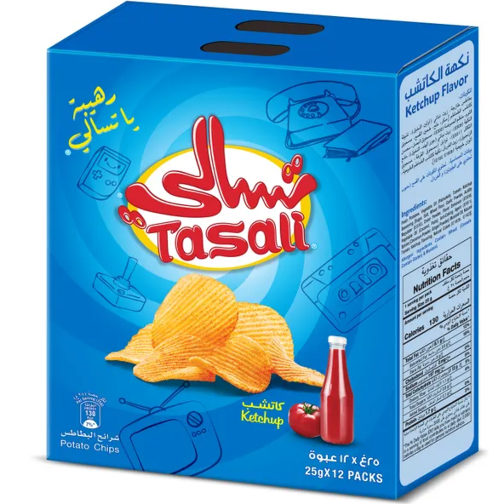 تسالي كاتشب 25جم*12
