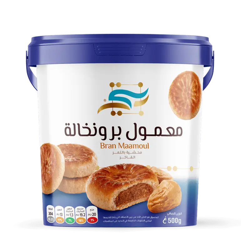 معمول بنتي بر و نخالة 500  جم