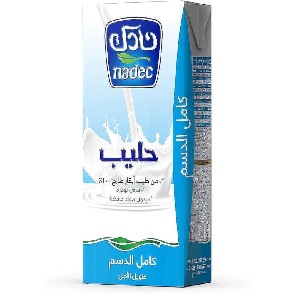 حليب نادك كامل الدسم 125 مل*18