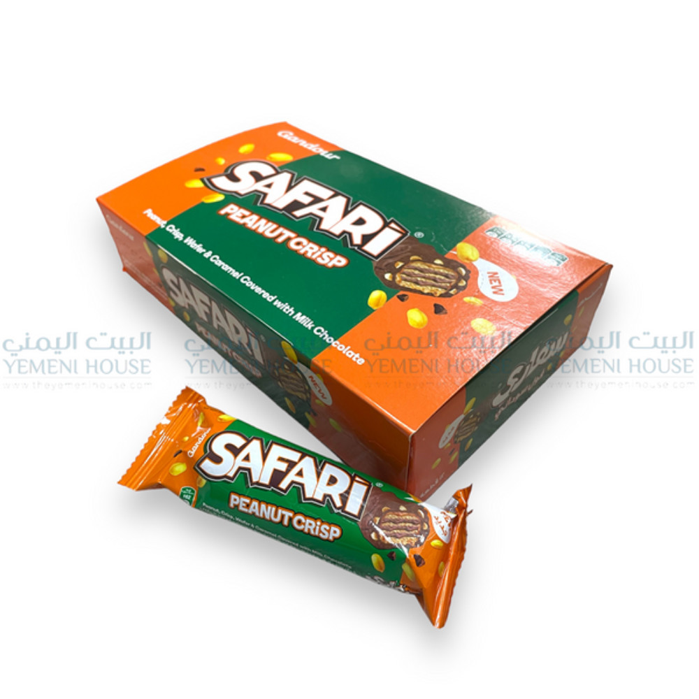 بسكويت سفاري بالكراميل 32  جم*12