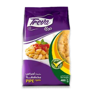 مكرونة اجراس مخططة تريفا 400جم 316