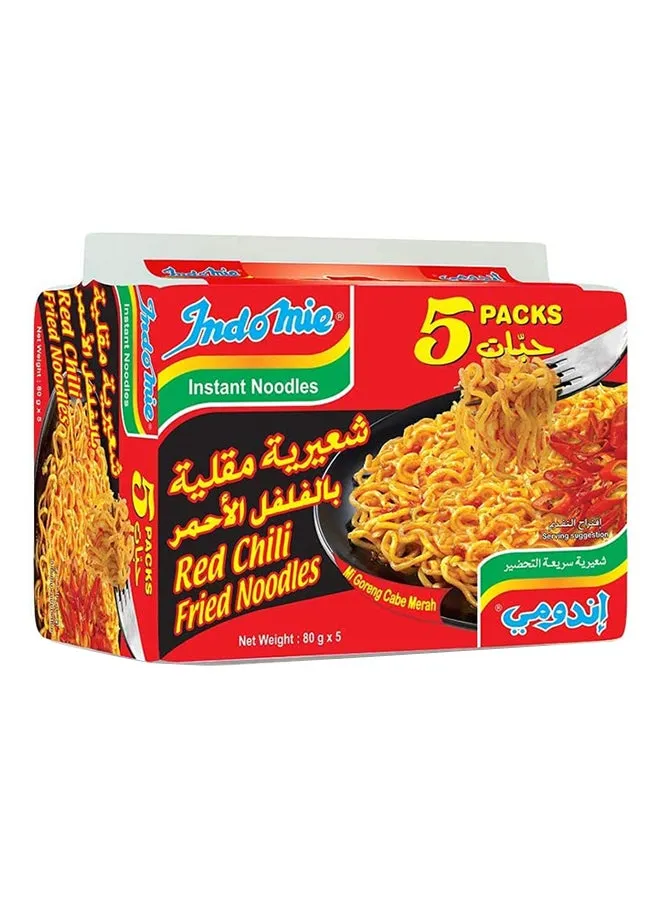 اندومي مقلية فلفل احمر 80جم *5