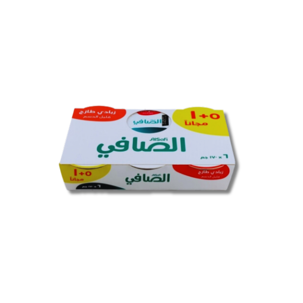 زبادي الصافي قليل الدسم 170جم*6