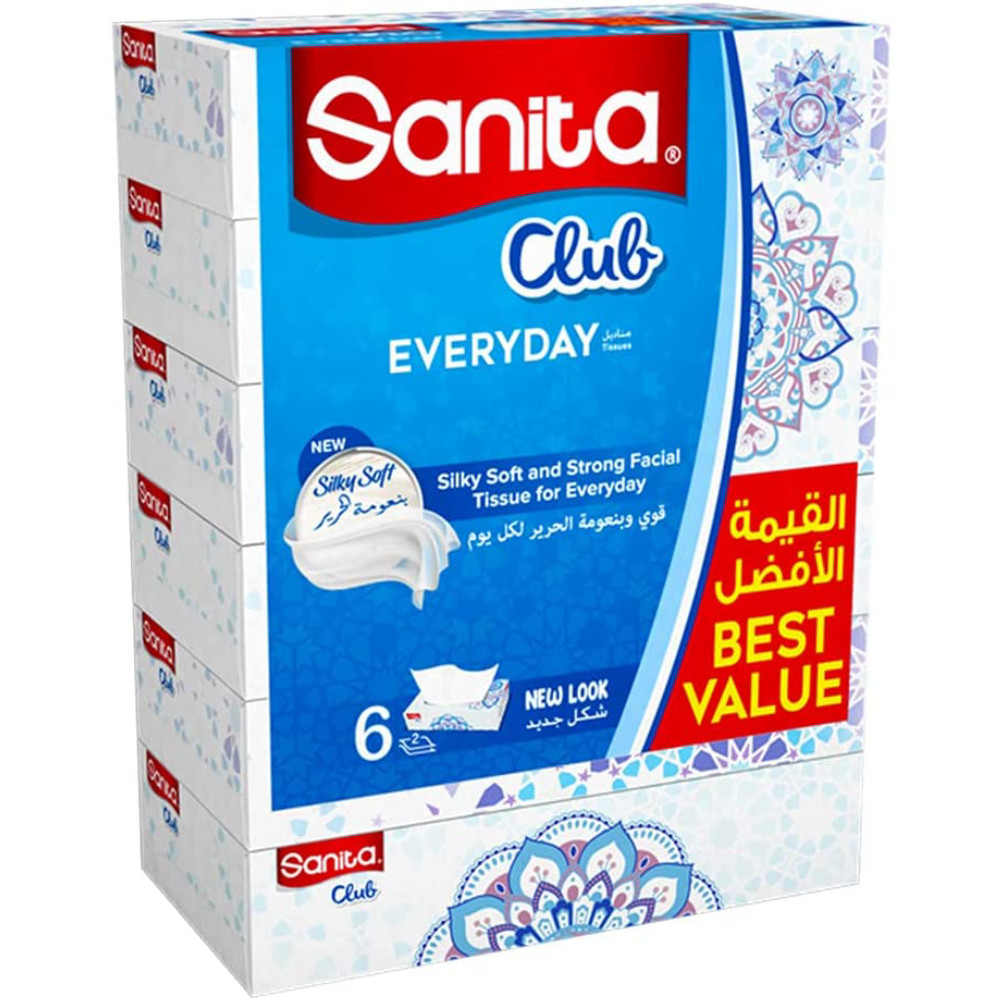سانتي كلوب مناديل افضل قيمة *6