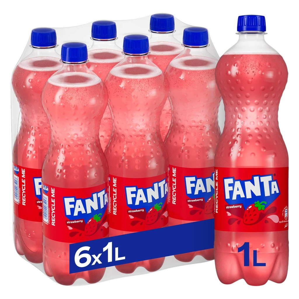 فانتا فراولة 1لتر*6