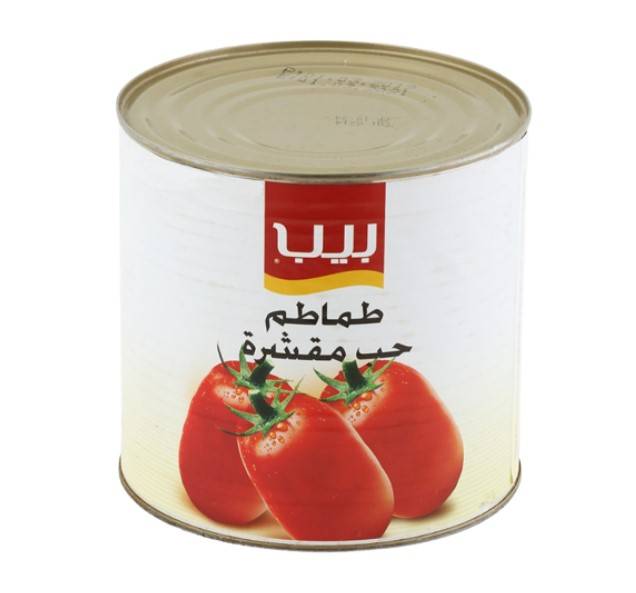 طماطم حب مقشرة بيب 2500ج