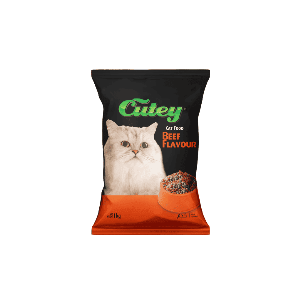 اكل قطط بنكهة اللحم البقري كيوتى 1kg