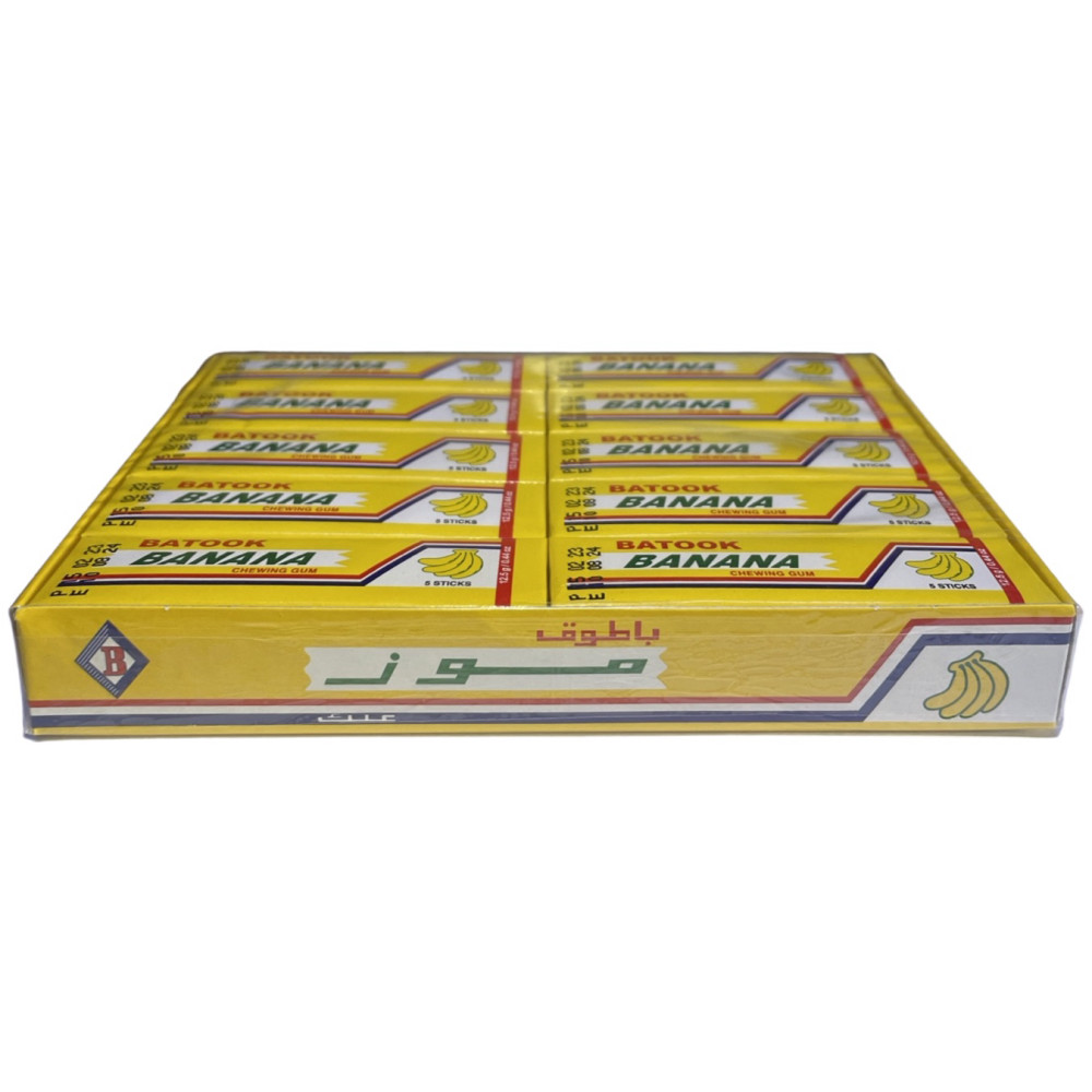 علك باطوق شرائح موز