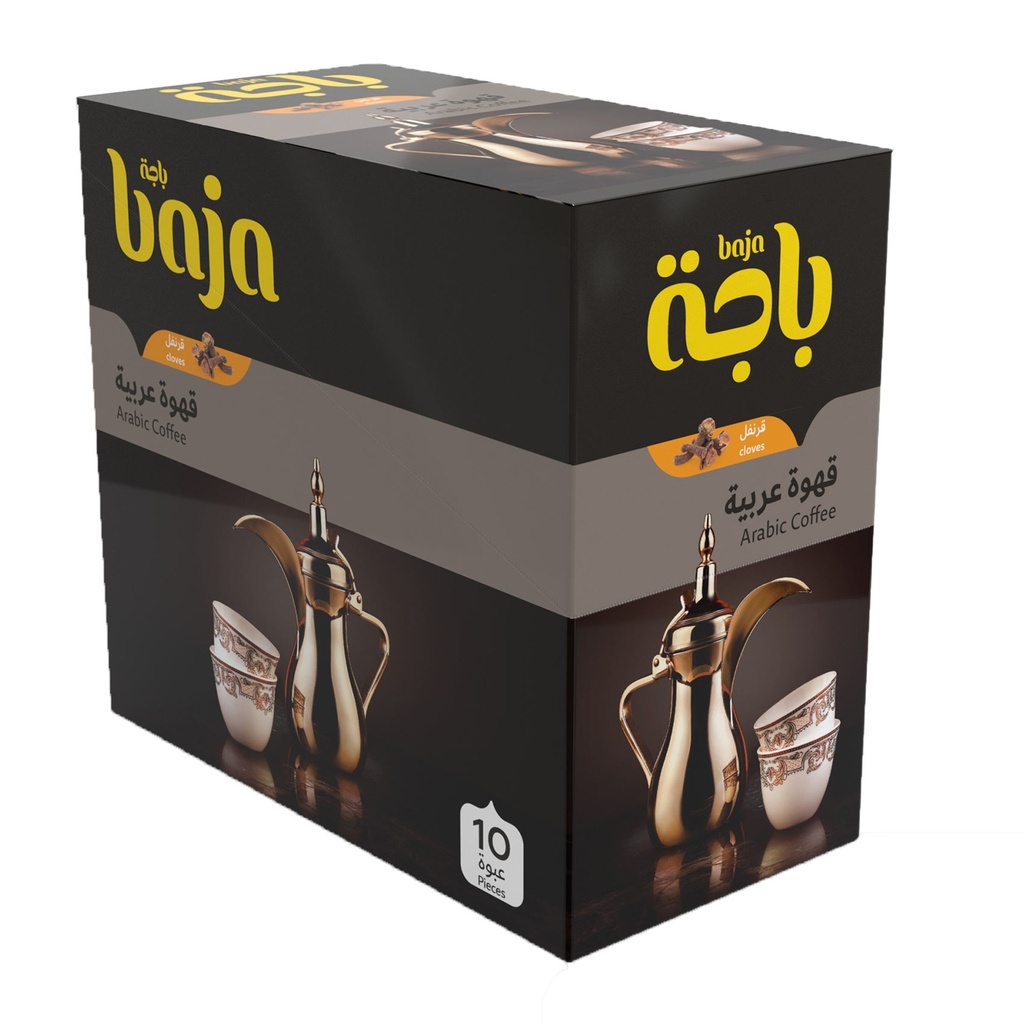باجة قهوة سعودية بالهيل 30جم*10