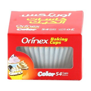 كاسات كيك ملون أورينكس 54/24حبة