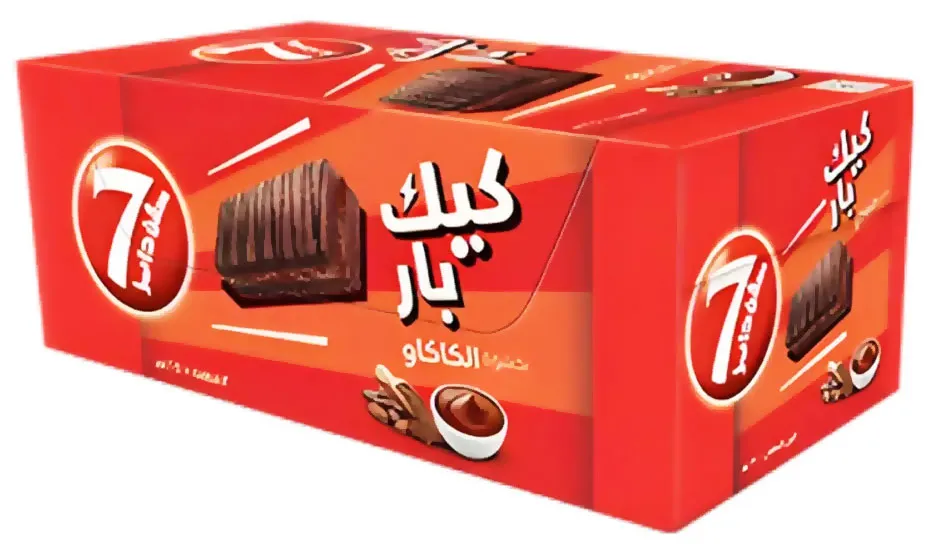 كيك بار بحشوة الكاكاو سفن دايز 25جم