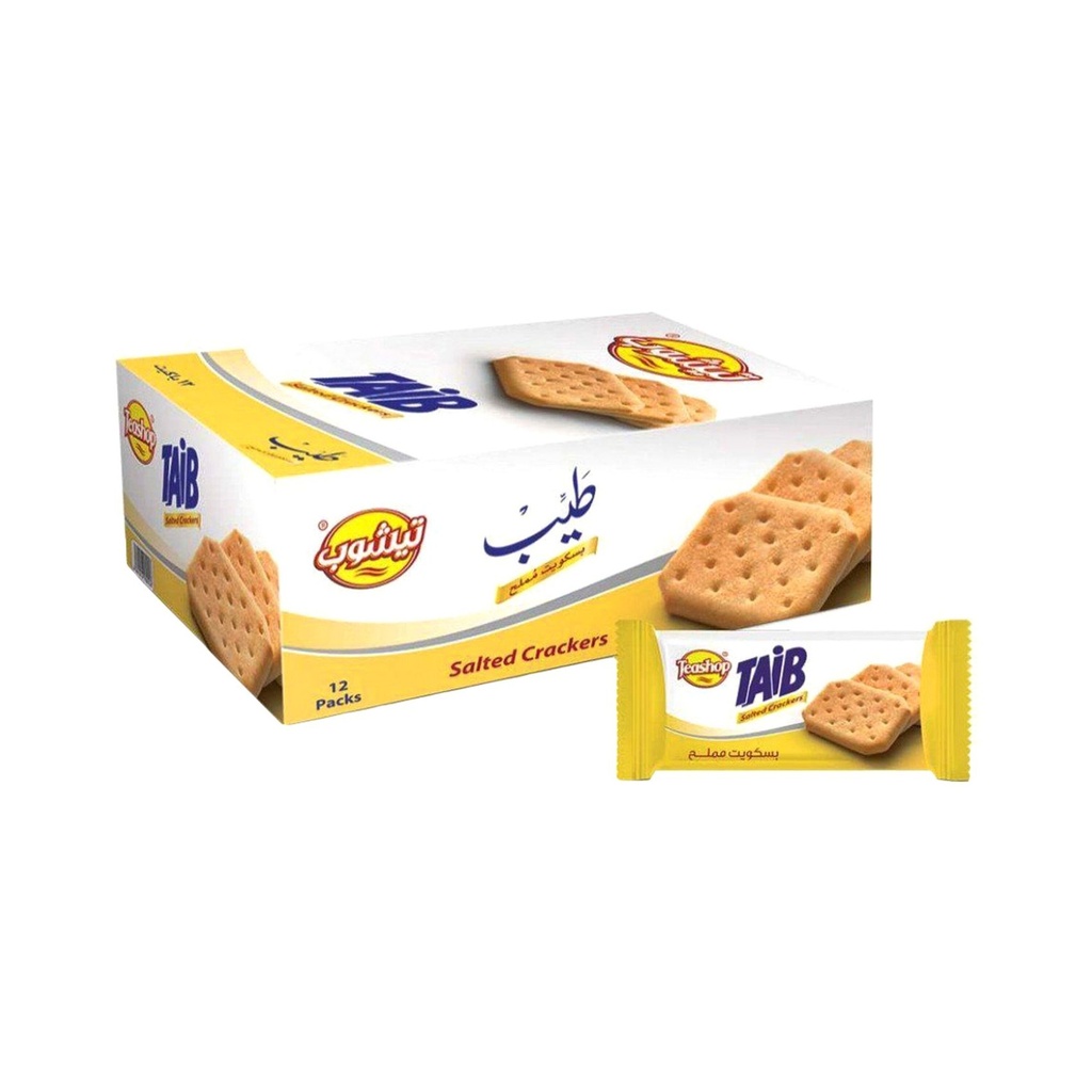 تيشوب بسكوت طيب مملح 75جم*12