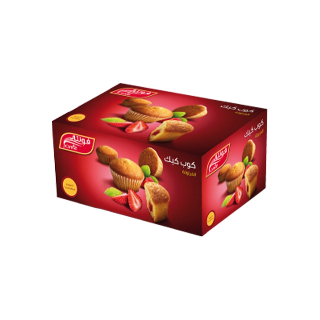 كب كيك الفراولة فونتي 30جم