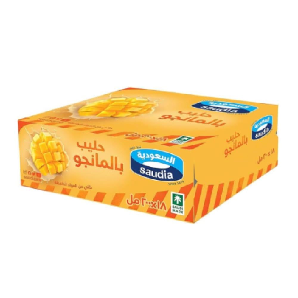 حليب السعودية بالمانجو 200مل