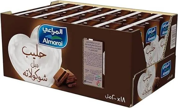 حليب غني بالشوكولاته 200 مل المراعي