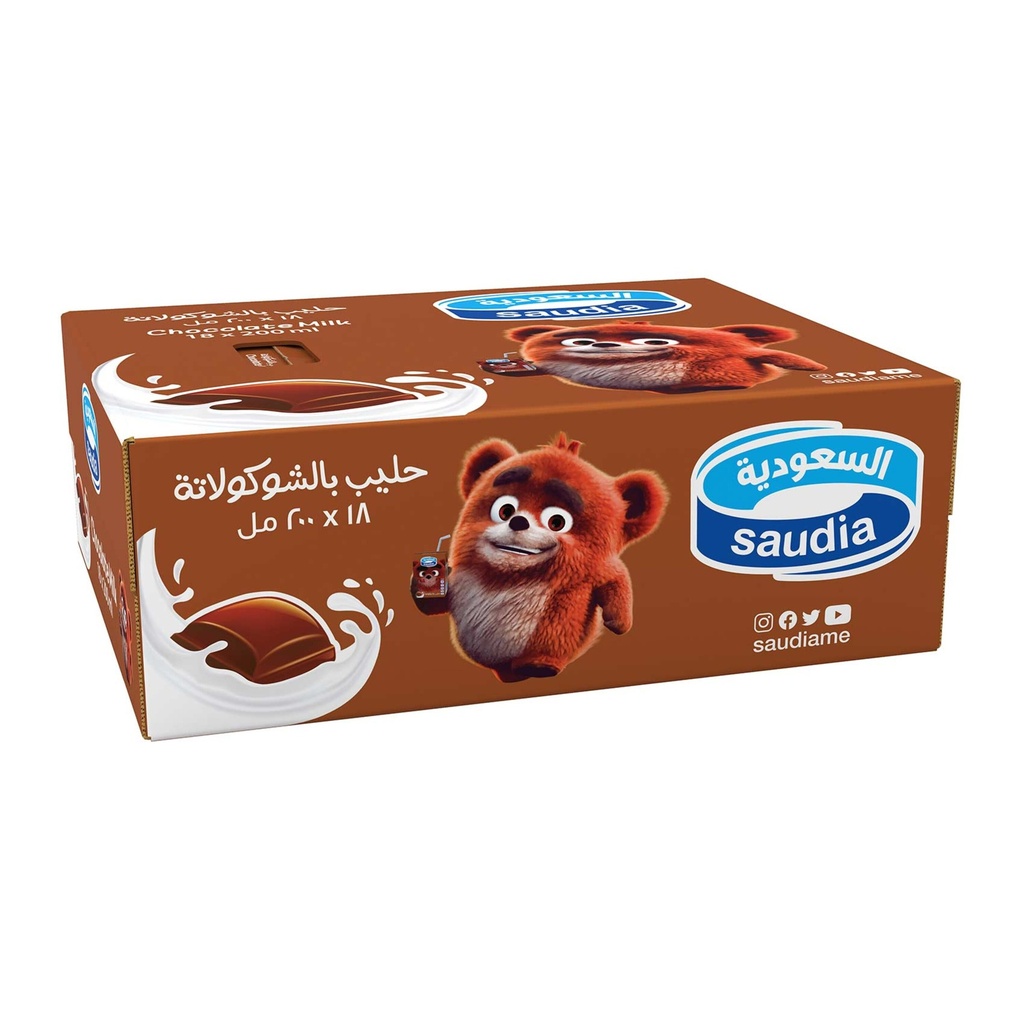 حليب الشوكولاتة 200مل*18