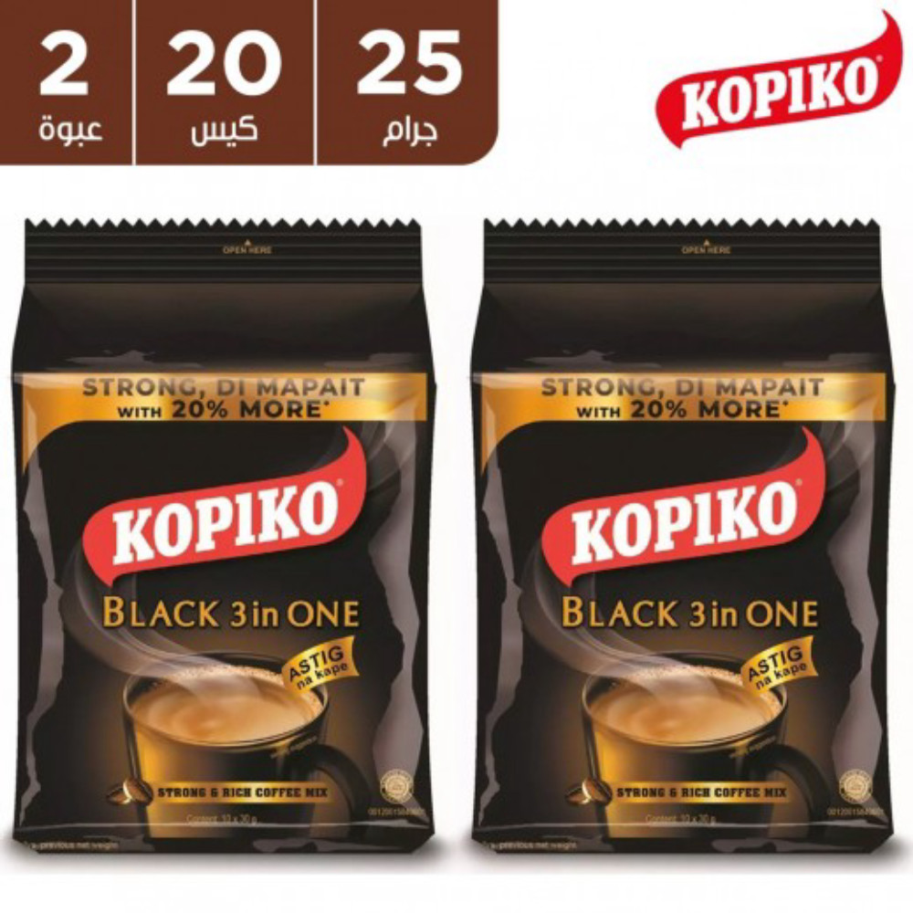 كوبيكو بلاك 2*1  كيس 20  حبة * 10  جم