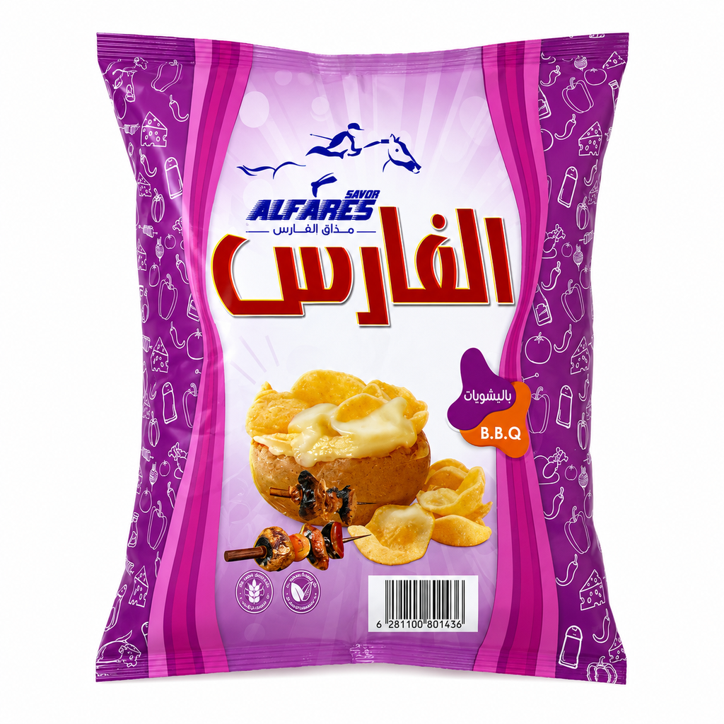شيبسي الفارس بالمشويات 12جم *20