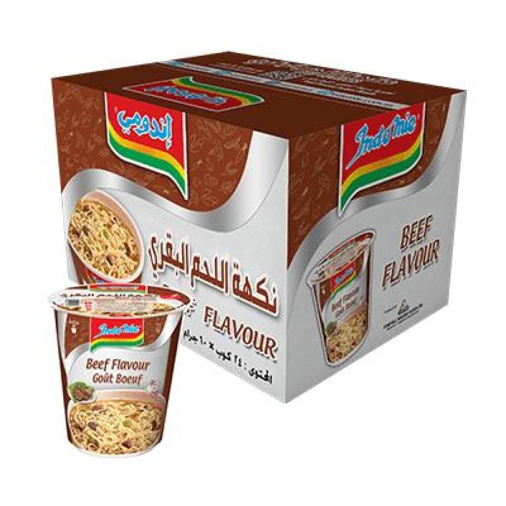 اندومي كوب نكهة لحم البقري 60  جم*24