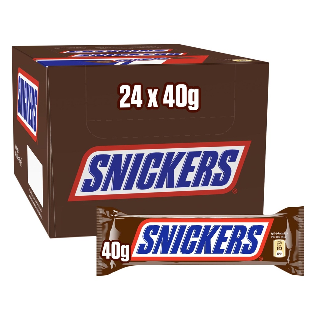سنكرز 40  جم *24