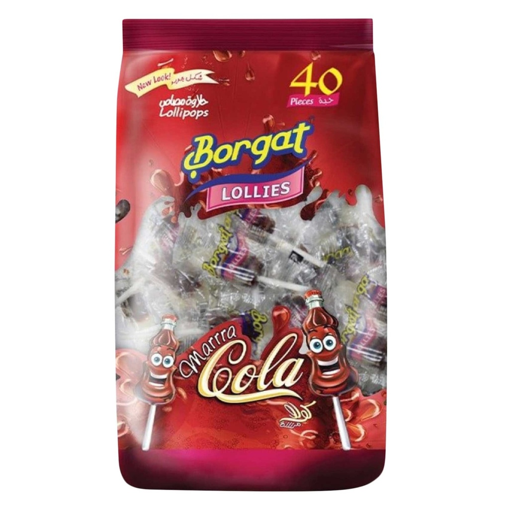 بورقات حلاوة مصاص كولا 40حبة