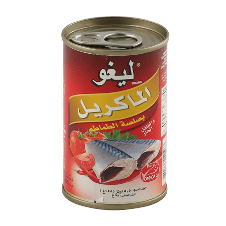 الماكريل بالطماطم والفلفل الحار ليغو155ج