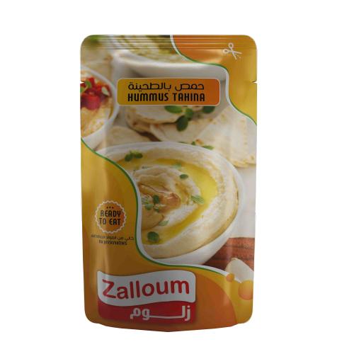 حمص بالطحينة زلوم