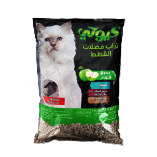 تراب قطط برائحة التفاح كيوتي 2.7كج