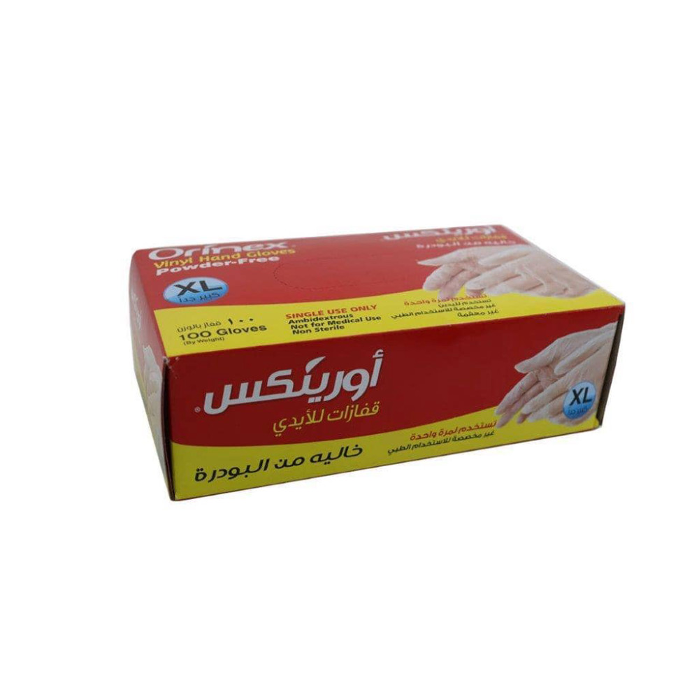 قفازات CPE شفاف كبيرجدا أورينكس 100/30