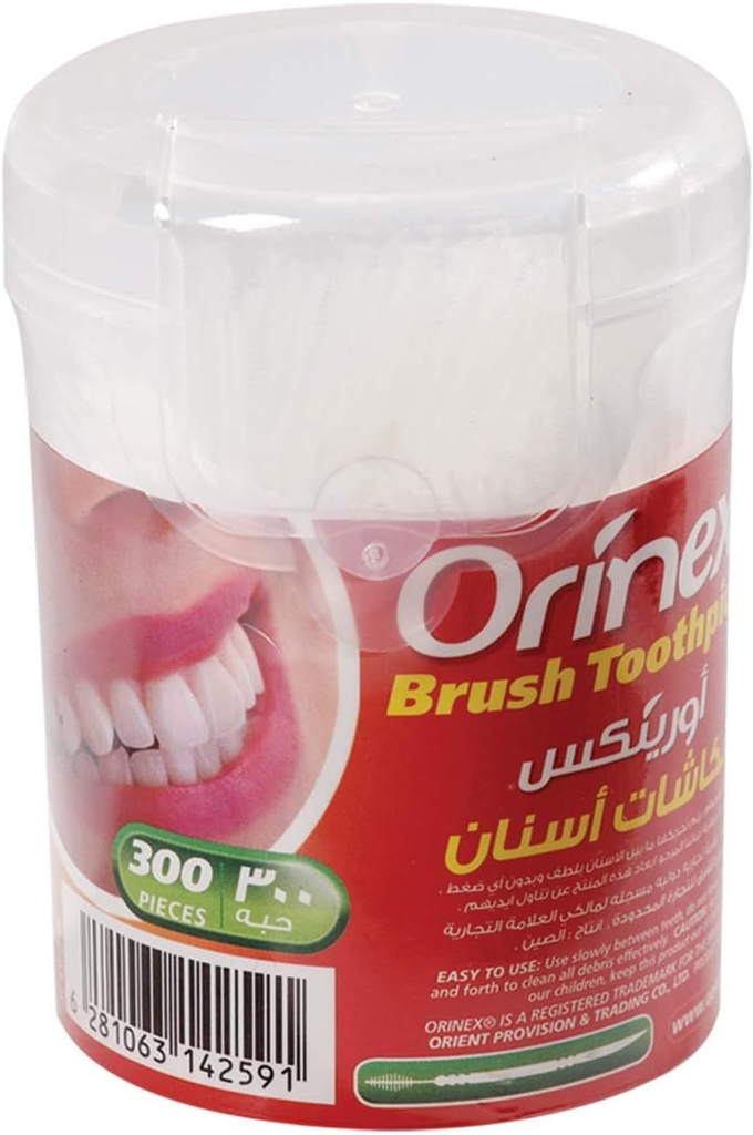 نكاشات أسنان أورينكس 300/12  حبة - كرتون