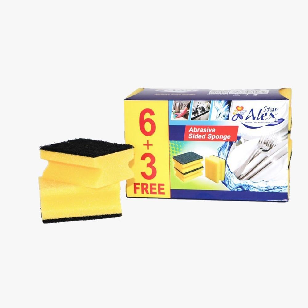 اسفنج تنظيف شدة*9حبة