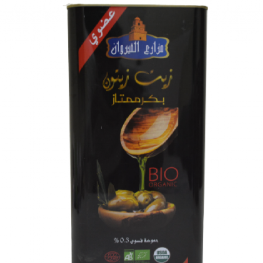 زيت زيتون عضوي 4لتر القيروان