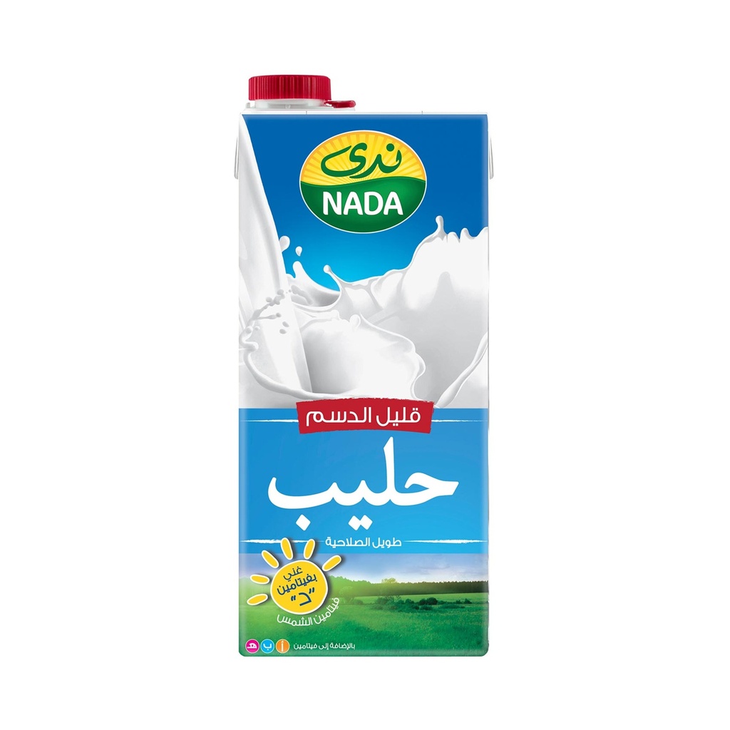 حليب ندى قليل الدسم 1 لتر