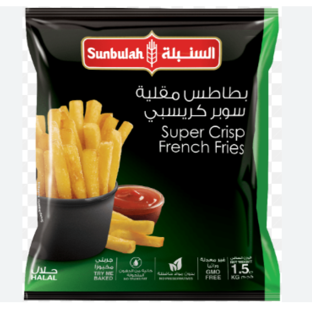 السنبلة بطاطس مقلية سوبر كرسبي 1.5 كجم