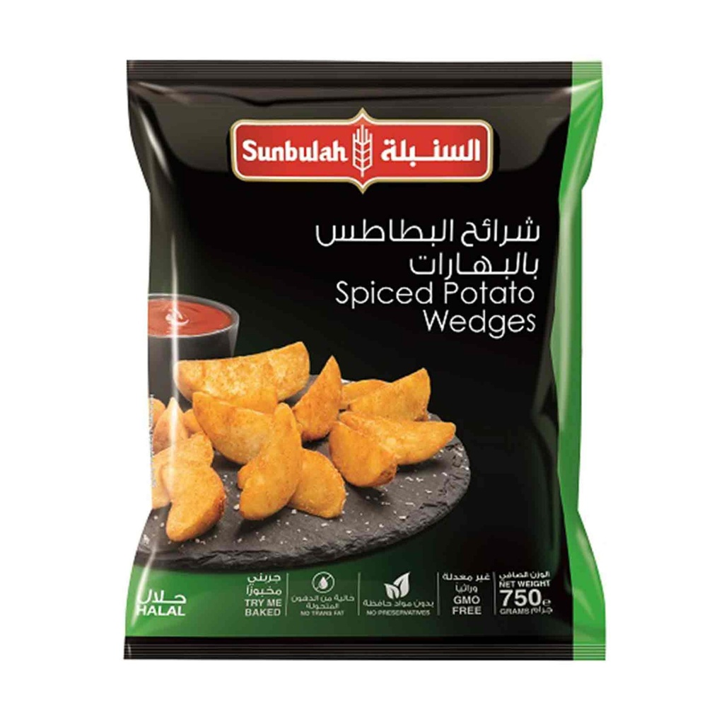 شرائح البطاطس بالبهارات 750  جم