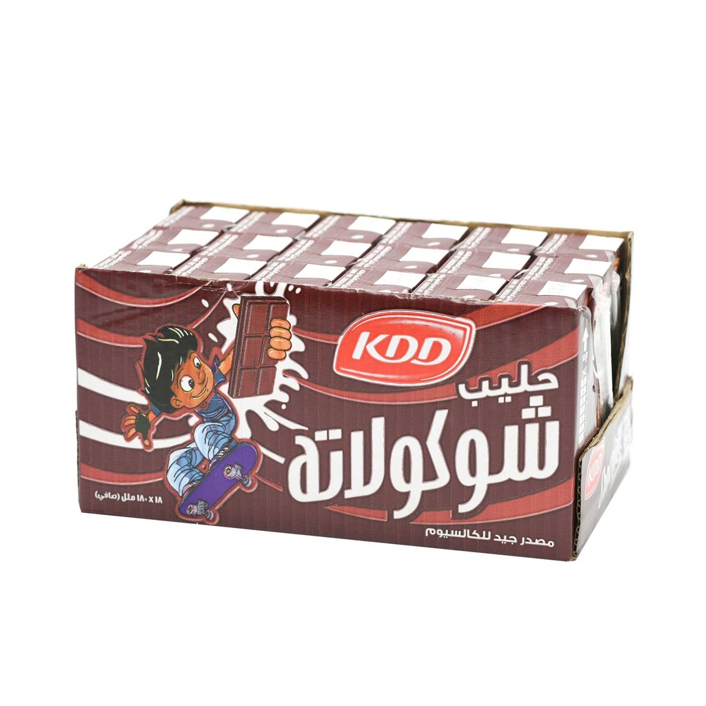 حليب شوكولاته 180مل kdd * 18