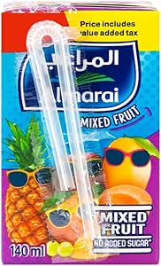 عصير المراعي فواكه مشكله وبرتقال 140مل *6