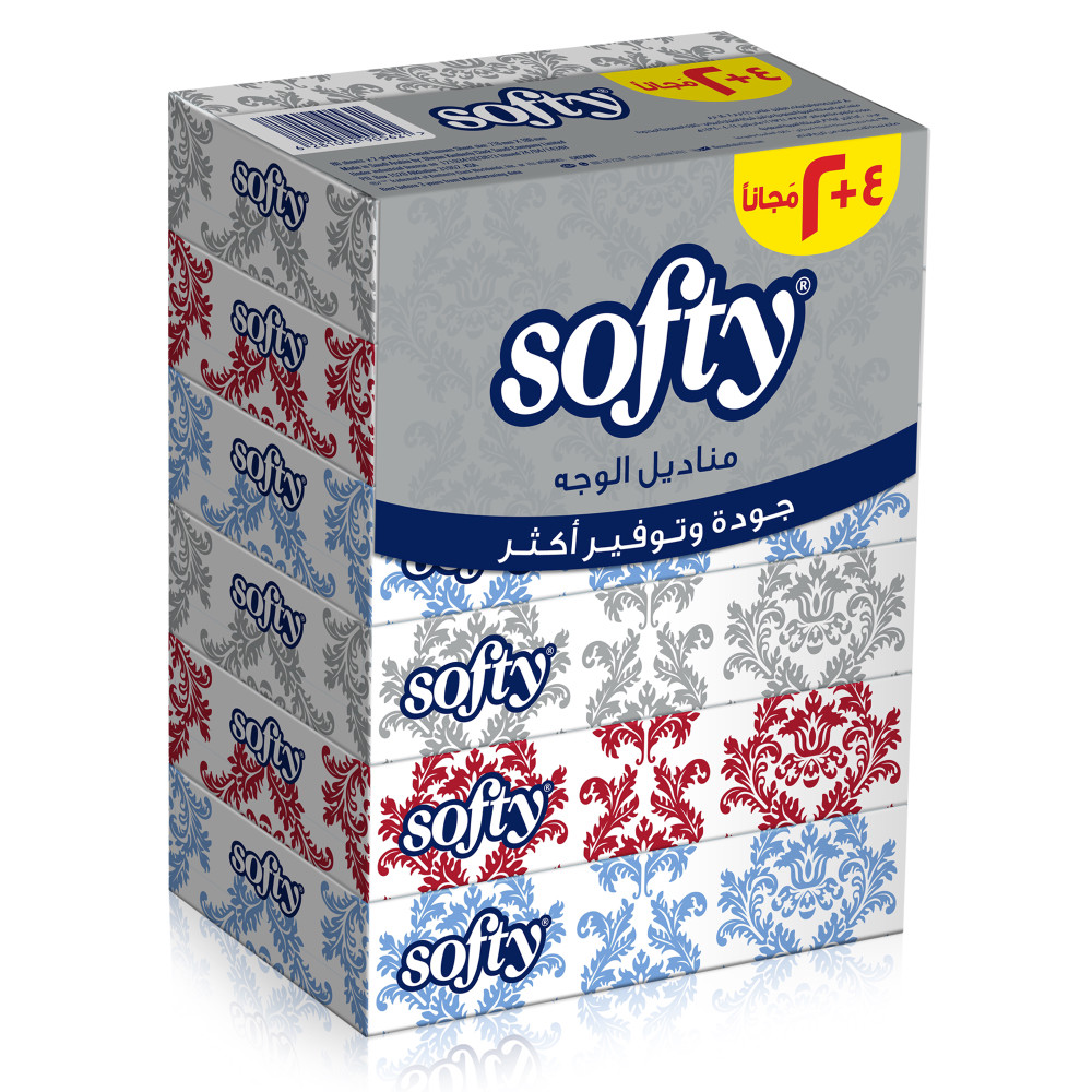 مناديل وجه سوفتي كيس *10