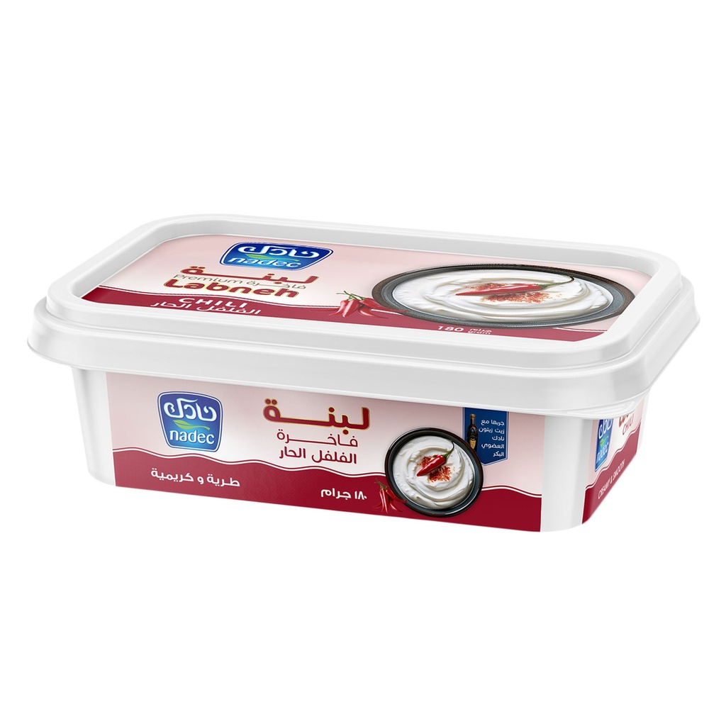 لبنة نادك 180  جم فلفل حار