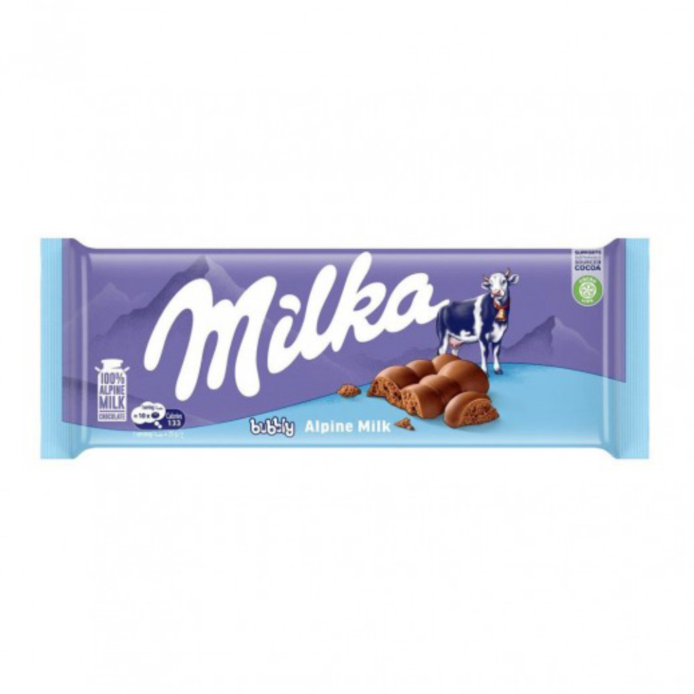 ميلكا بار شيبس90جم