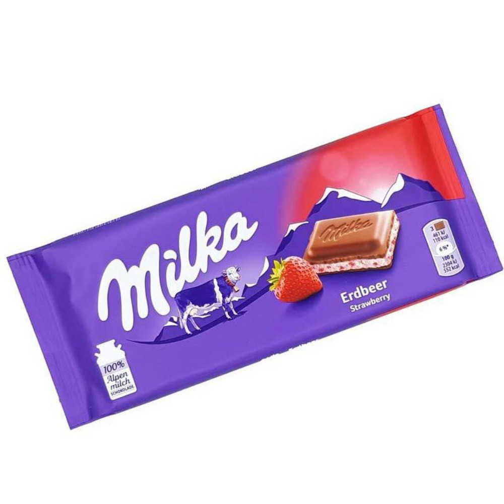 ميلكا بار فراولة 90جم