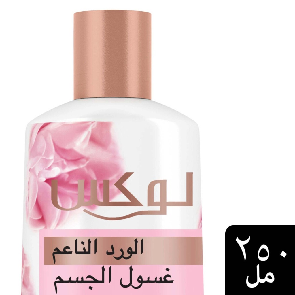 لوكس استحمام الورد الناعم