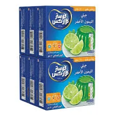جلي فوستر كلاركس بنكهة الليمون الاخضر 80جم*6