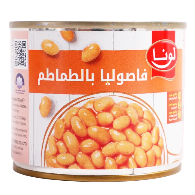 فاصولياء بالطماطم لونا 220  جم *12