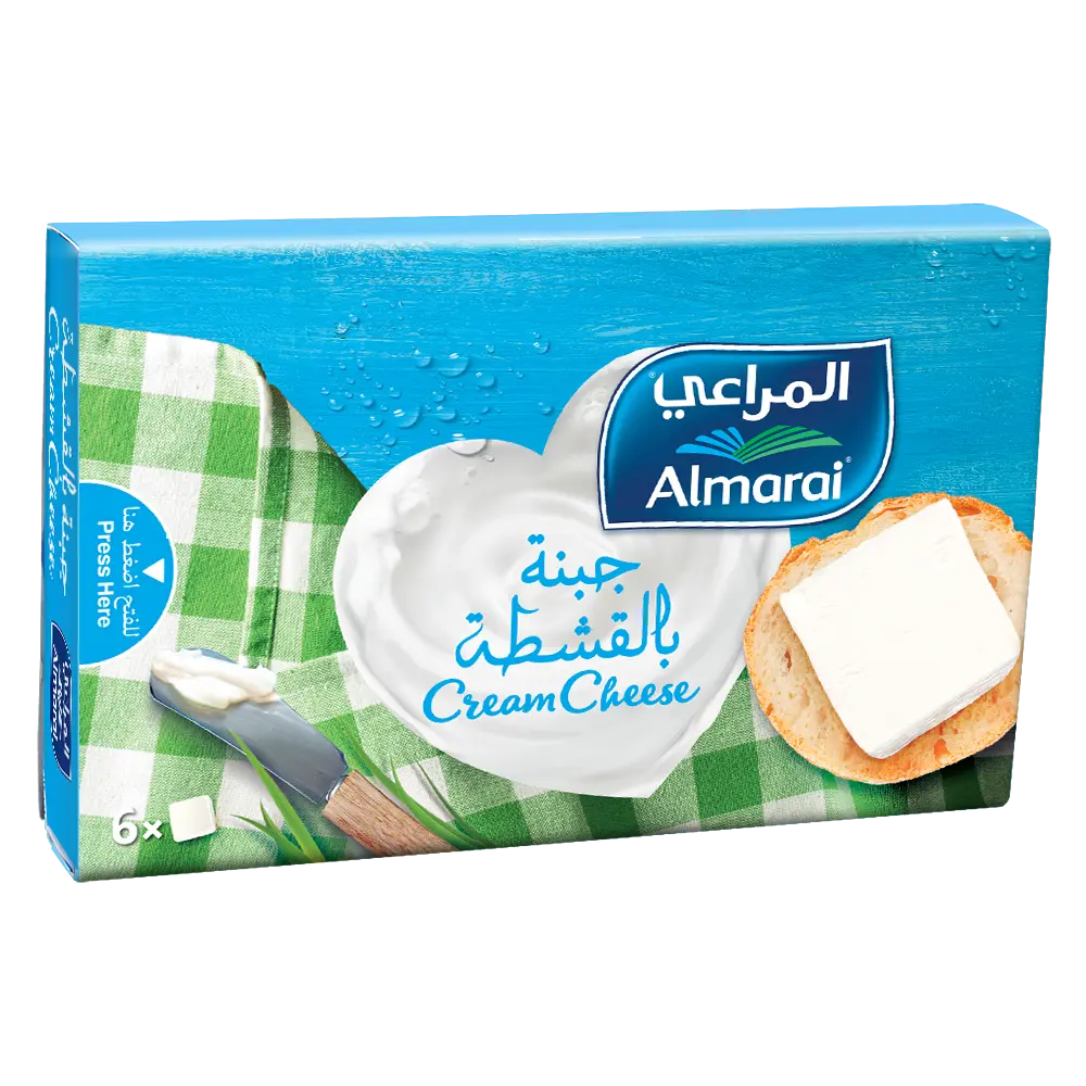 جبن المراعي مربعات 6قطعه108جم