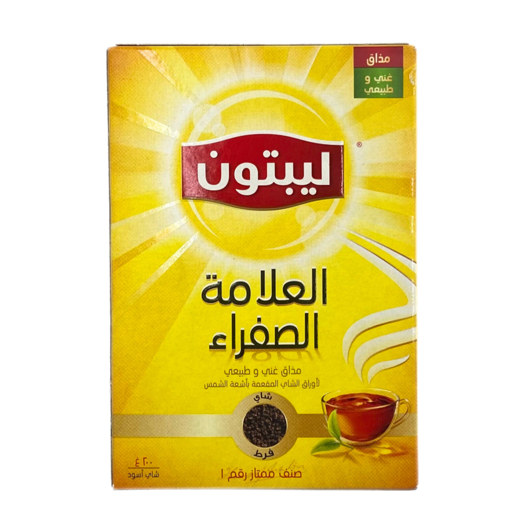 شاي العلامه الصفراء ليبتون 200  جم