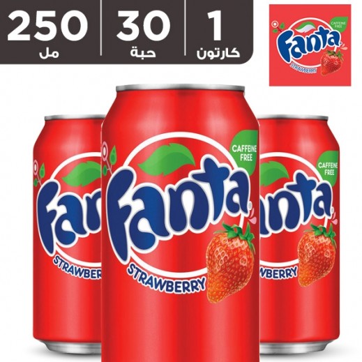 فانتا فراولة 250  مل *30