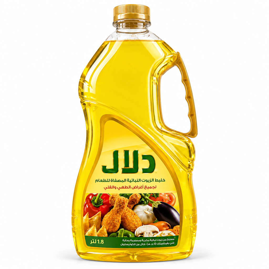 زيت دلال شفاف 1.5  لتر
