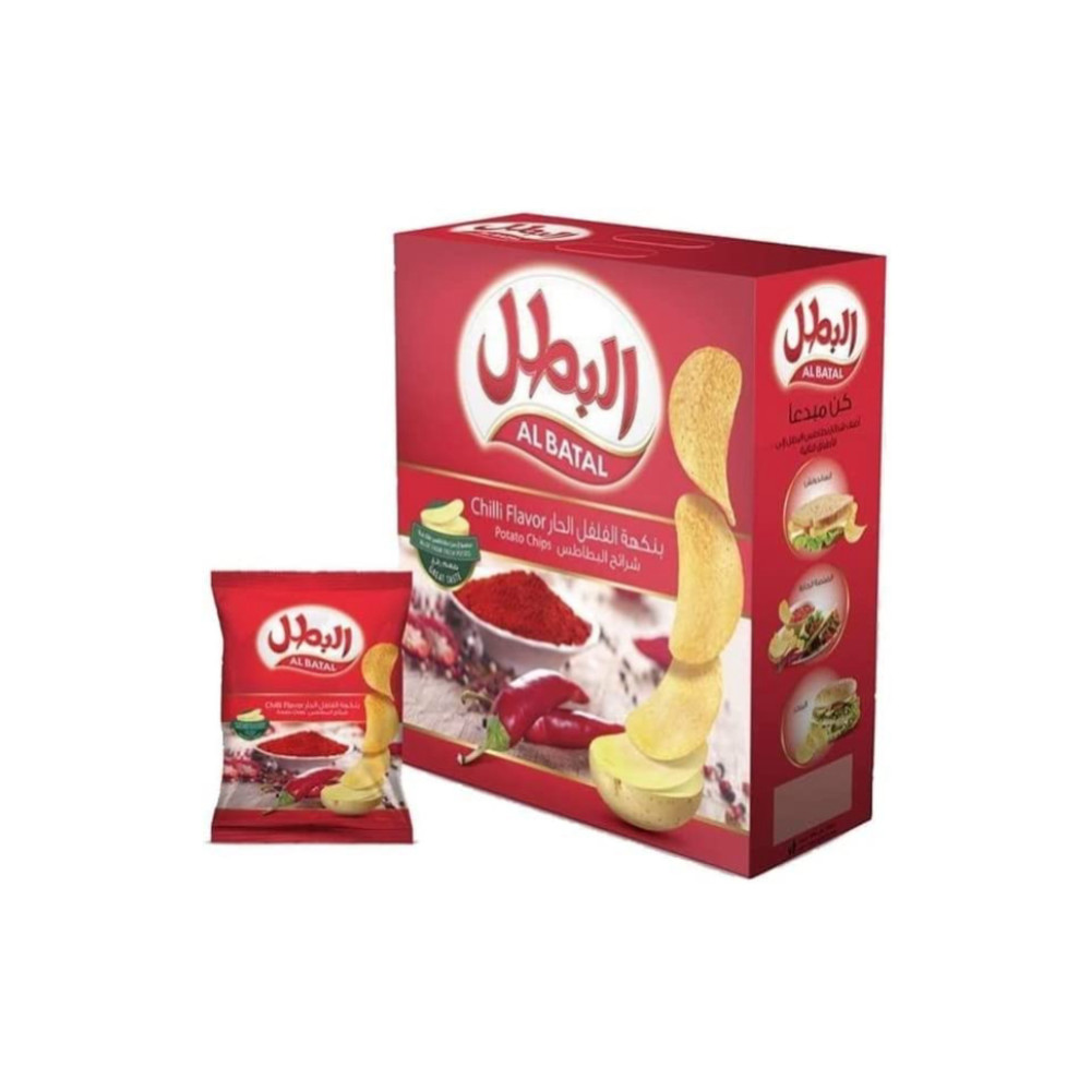 بطاطس البطل حار وشرار